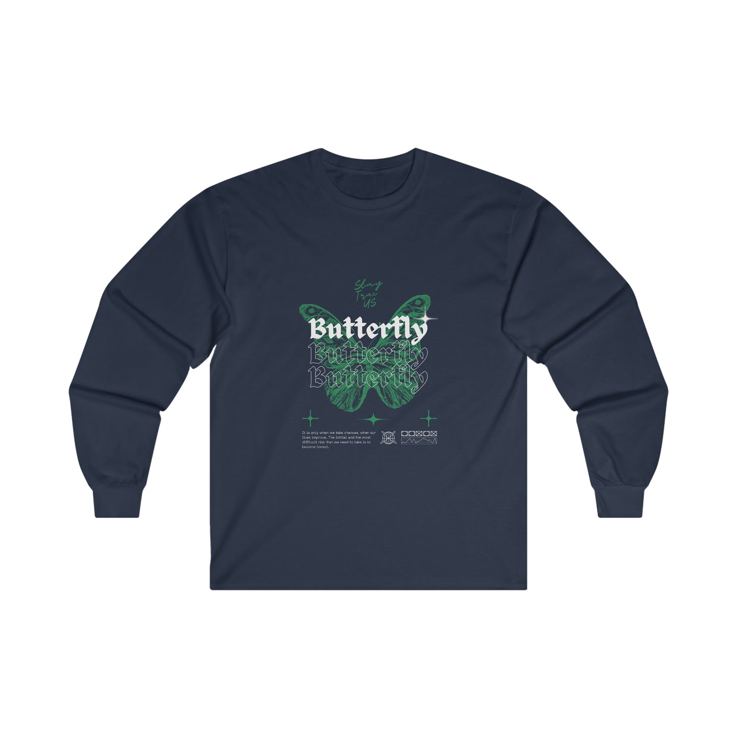 StayTrue Butterfly Ultra Cotton Long Sleeve Tee