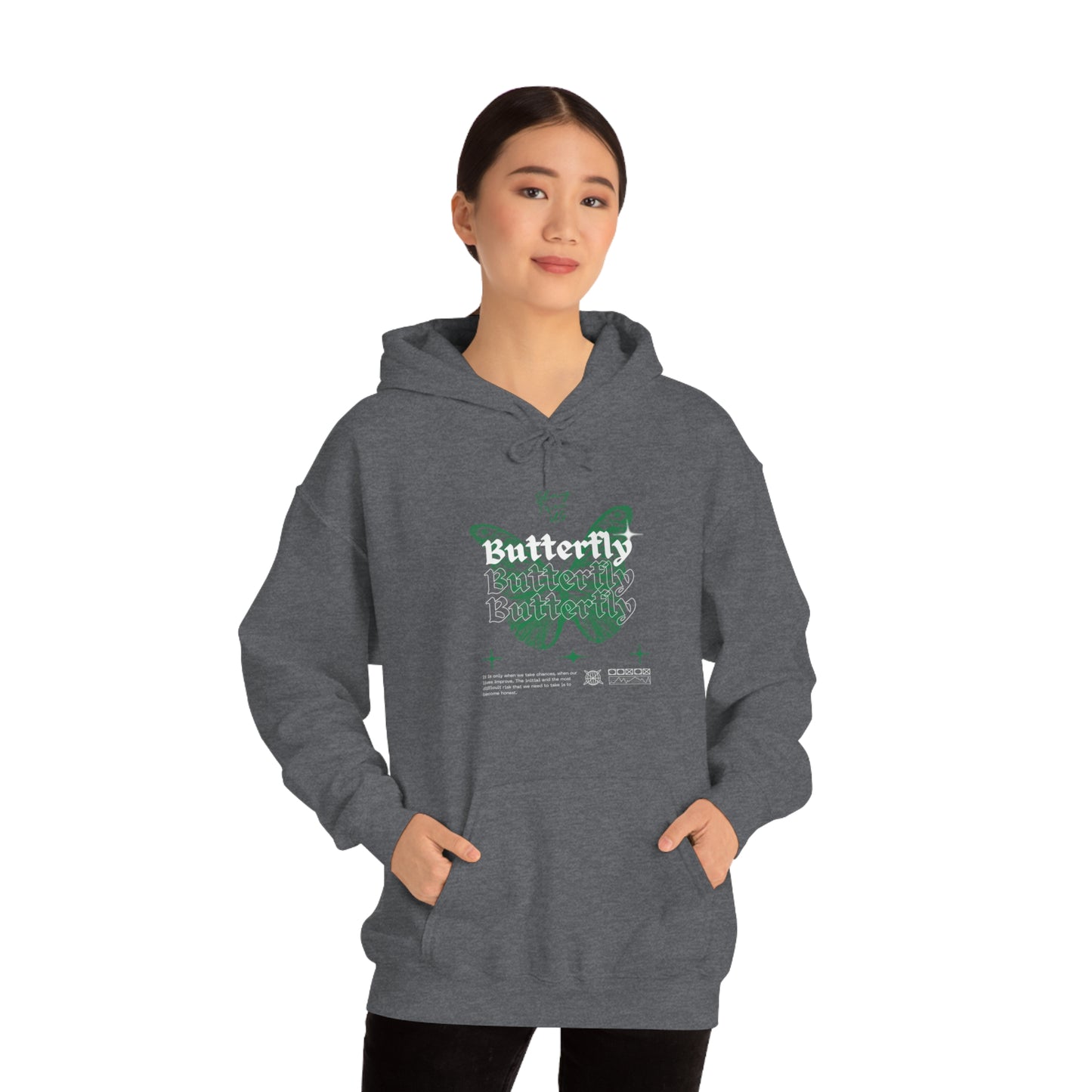 StayTrue Butterfly Unisex Heavy Blend™ Hooded Sweatshirt