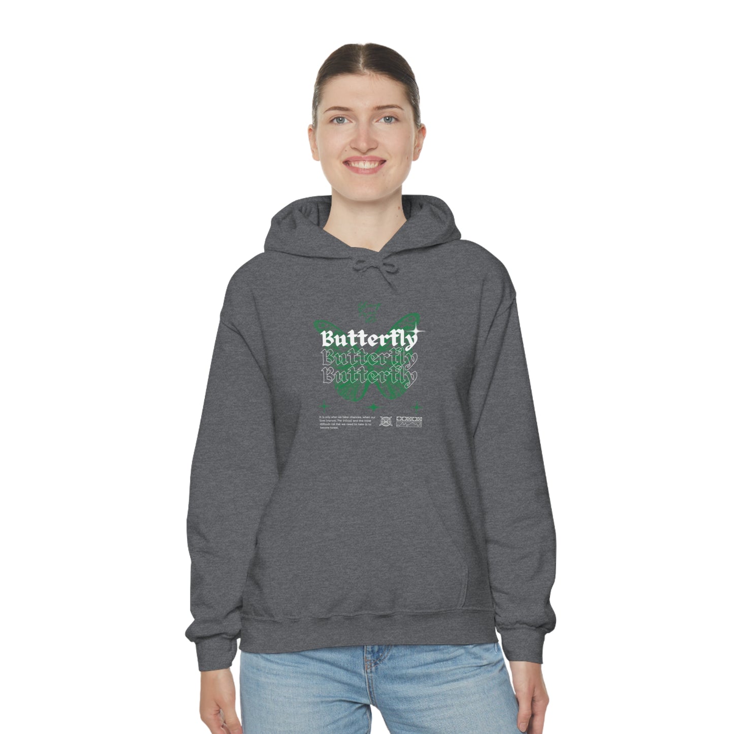 StayTrue Butterfly Unisex Heavy Blend™ Hooded Sweatshirt