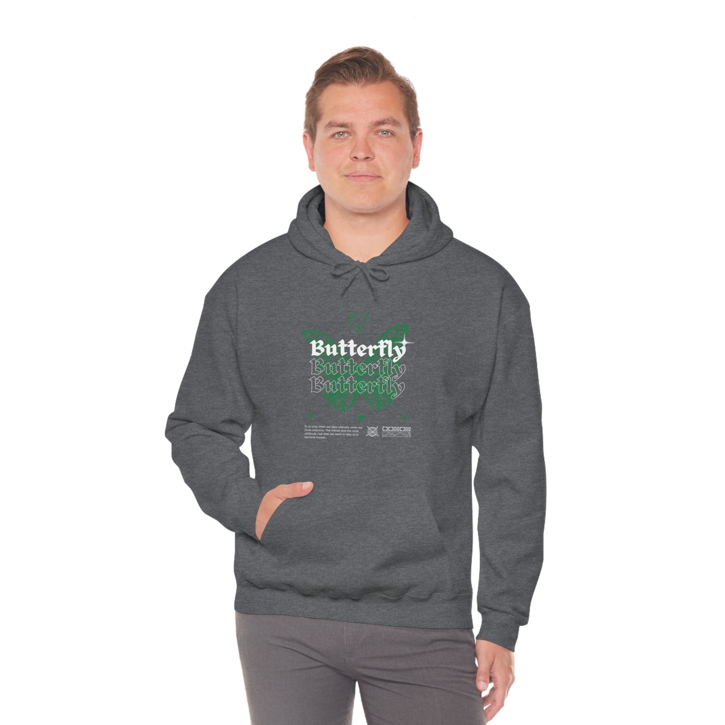 StayTrue Butterfly Unisex Heavy Blend™ Hooded Sweatshirt